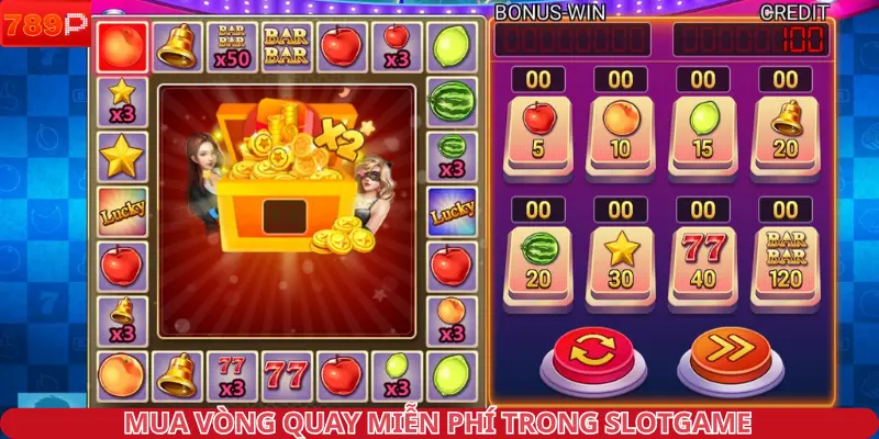 Mua vòng quay miễn phí trong slotgame